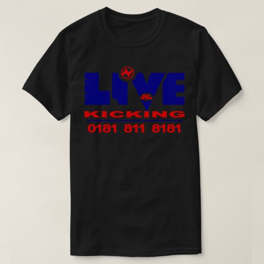 T-shirt Live et Kicking British TV (Design devant)