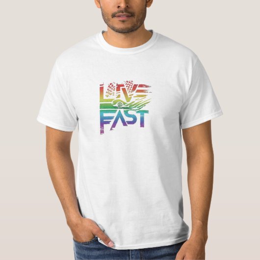 T-shirt Live Fast (Devant)