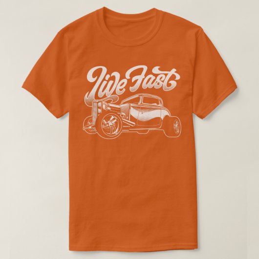 T-SHIRT LIVE FAST 3 (Design devant)