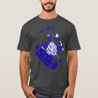 T-shirt Live Fast Eat Trump