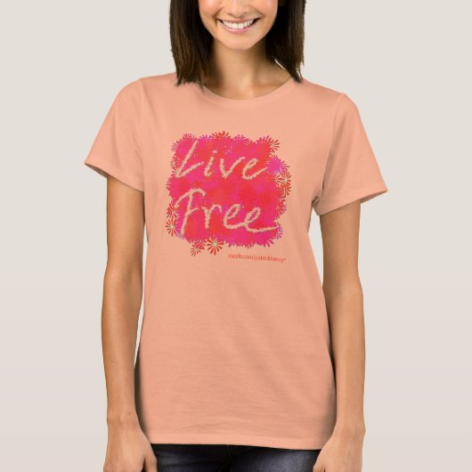 T-shirt Live Free Daisies v2.0 (Devant)