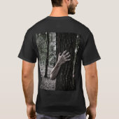 T-shirt Live Free Hug a Tree Zombie Goth (Dos)