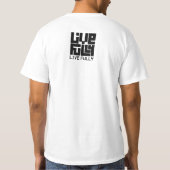 T-shirt Live fully (Dos)