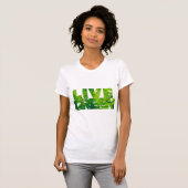 T-shirt Live Green (Devant entier)