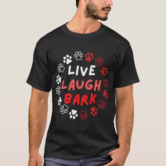 T-shirt Live laugh abok.b (Devant)