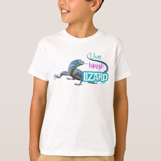 T-shirt Live Laugh Lizard (Devant)