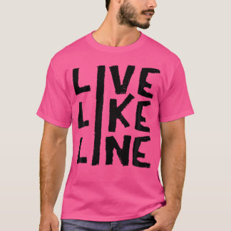 T-shirt Live Like Line Volleyball Bold Chalk