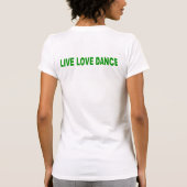 T-shirt LIVE LOVE DANCE - Afrodancehall.com (Dos)