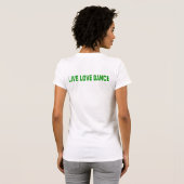 T-shirt LIVE LOVE DANCE - Afrodancehall.com (Dos entier)