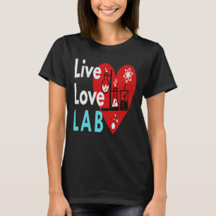 T-SHIRT LIVE LOVE LAB - LABLIFE