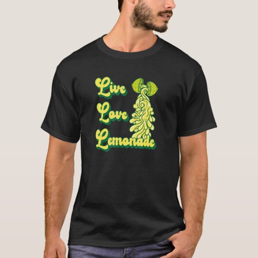 T-shirt Live Love Lemonade pour un Stand Boss Lemonade (Devant)