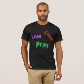 T-shirt Live Love Play (Devant entier)