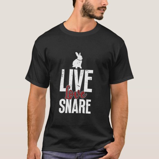 T-shirt Live Love Snare Animal Trapping Wire Snare Long Sl (Devant)