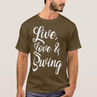 T-shirt LIVE LOVE SWING piscine cadeau