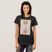 T-shirt (Live On) Café & Fleurs (Devant entier)