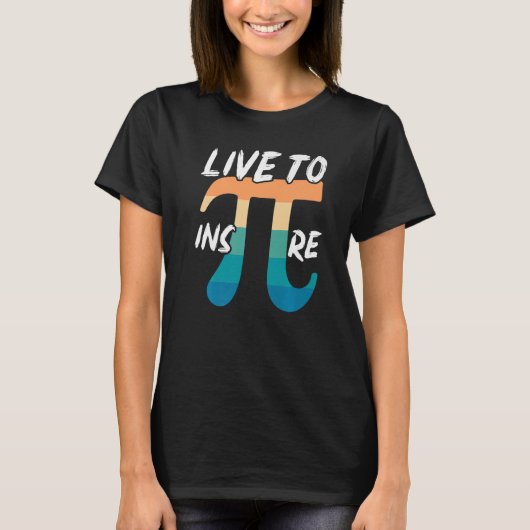 T-shirt Live Pour Inspirer Math Math Enseignant Mathématic (Devant)
