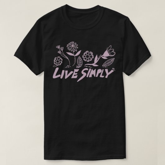 T-shirt Live Simplement (Design devant)