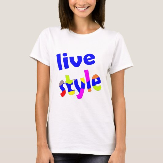 T-shirt live style (Devant)