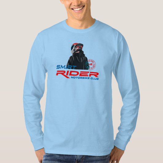 T-shirt Live To Ride (Moto) | Manches longues pour hommes (Devant)