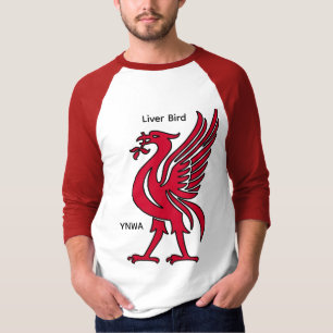 T-shirt Liver Bird YNWA Personnalisé