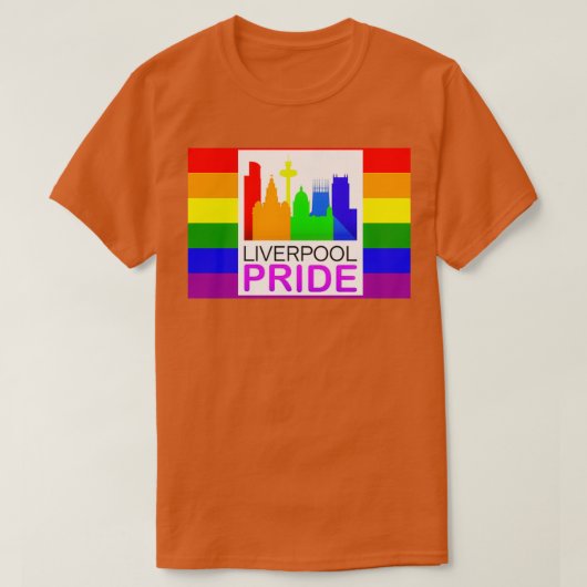 T-shirt Liverpool Gay Pride Liverpool (Design devant)