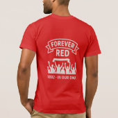 T-shirt Liverpool Red Family Bella+Canvas Jersey Short (Dos)