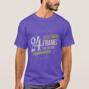 T-shirt Livin Life 24 Cadres par seconde cadeau