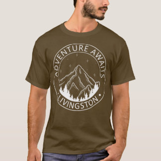 T-shirt Livingston Park Comté Montana USA Adventure Await