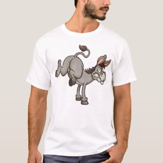 T-shirt LIVIYA - Belle caricature donnant un coup de pied