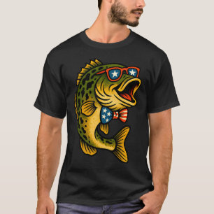 T-shirt Livraison de la prise du jour étoiles et bandes