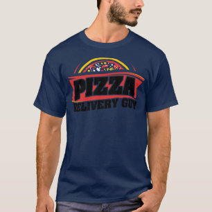 T-shirt Livraison De Pizza Guy Manger Pizza Italien Amant 