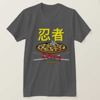 T-shirt livraison de pizza Ninja