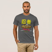 T-shirt livraison de pizza Ninja (Devant entier)