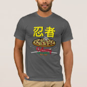 T-shirt livraison de pizza Ninja (Devant)