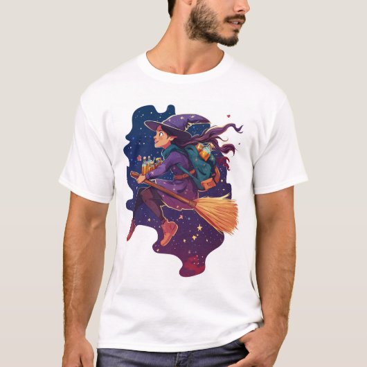 T-shirt Livraison de potion de sorcière (Devant)