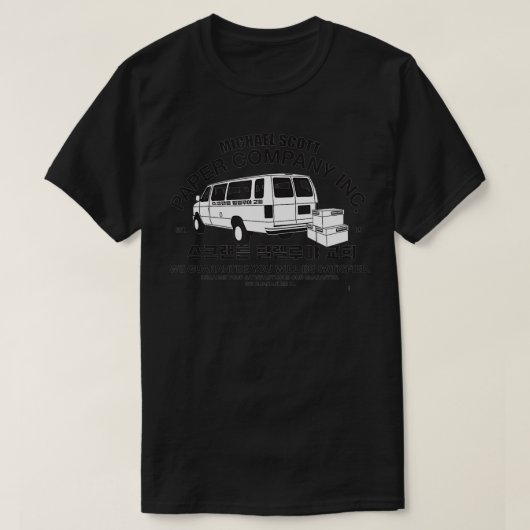 T-shirt Livraison du bureau Michael Scott (Design devant)