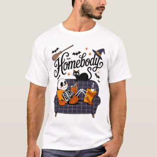 T-shirt Livre-araignée effrayant – Squelette confortable l