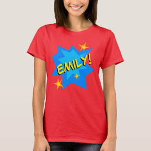 T-shirt Livre comique de nom personnalisé