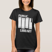 T-shirt Livre de bibliothèque publique (Devant)