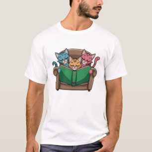 T-shirt Livre de chats