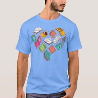 T-shirt Livre de Coeur pour les amateurs de livre
