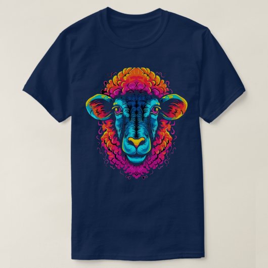 T-shirt Livre de coloriage des moutons (Design devant)