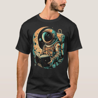 T-shirt Livre de lecture d'Astronaut