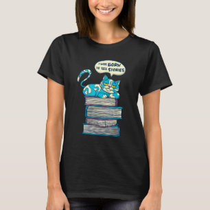 T-shirt Livre de lecture de bibliothèque Chats