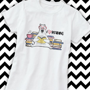 T-shirt Livre de lecture de l'ours polaire