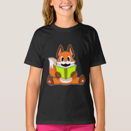 T-shirt Livre de lecture Fox (Devant)
