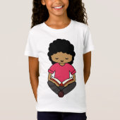 T-Shirt Livre de lecture pour filles (Devant)