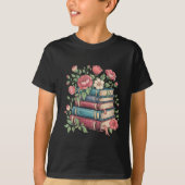 T-shirt Livre de l'enseignant Lover Retour à Fleurs sauvag (Devant)