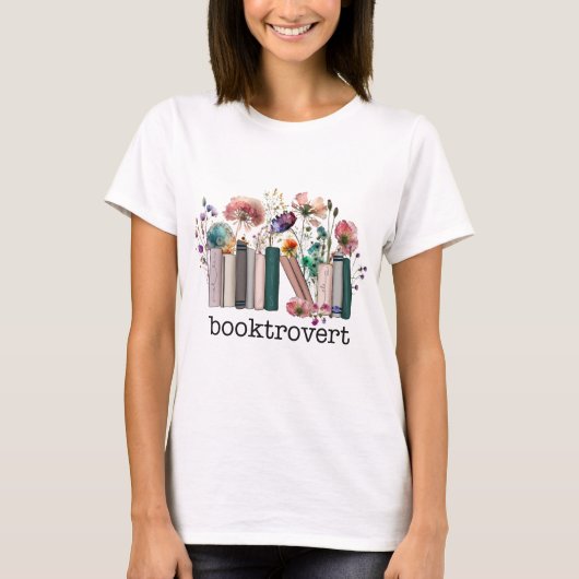 T-shirt Livre de livres Lover Floral Femmes (Devant)