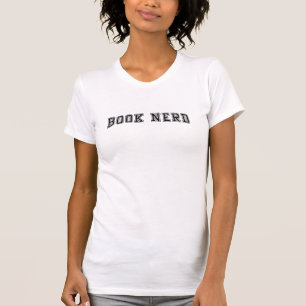 T-shirt Livre de style Varsity courbe Nerd